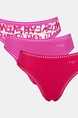 SLOGGI GO CRUSH NOHAVIČKY S VYSOKOU NOHOU C3P M020 ČERVENO-RŮŽOVÝ S