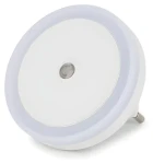 ENTAC Nočné svetlo okrúhle biele / Do zásuvky / Súmrakový senzor / 0,5 W / 3000 K / 25 lm (ENL-CC-0.5W-DSWW)