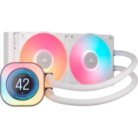 Corsair iCUE LINK Titan LCD biela / 2x 120mm / 36dB / 300-2100 RPM / 73.5CFM / Intel + AMD (CW-9061025-WW)