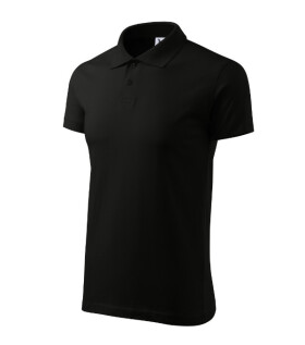 Single J. pánske polo tričko čierne 2XL