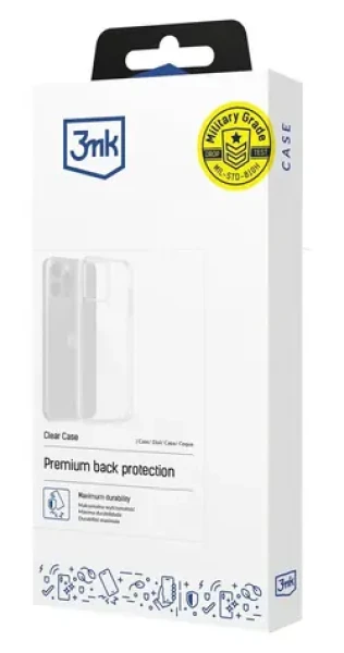 3mk Clear Case číra / Zadný kryt / Motorola Moto G57 Power (5903108739825)