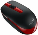 Genius NX-7007 čierno-červená / bezdrôtová optická myš / 1200 DPI / USB prijímač / 1x AA (31030026401)