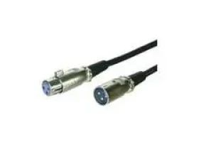 MicroConnect XLR kábel XLR (M) - XLR (F) 1m čierna (XLRMF1)